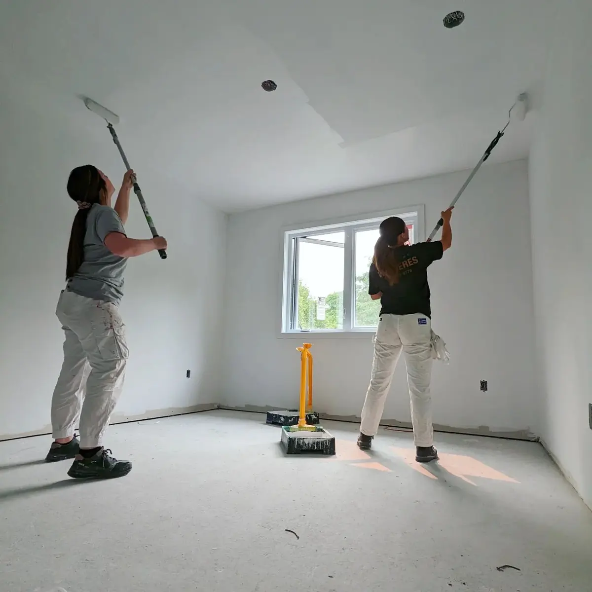 Residential painting work completed by Peinture Vallières